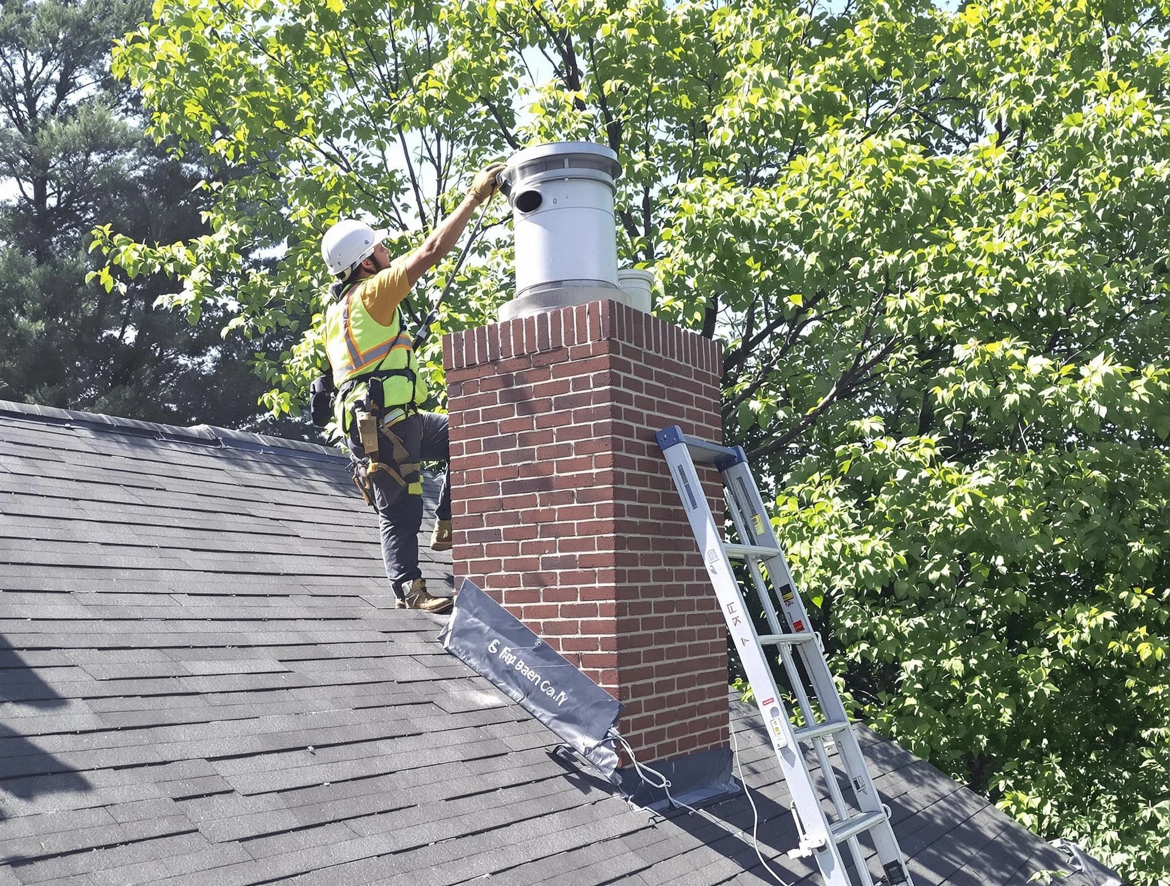 Chimney liner inspection by Forest Hills Chimney Sweep in Forest Hills, TN