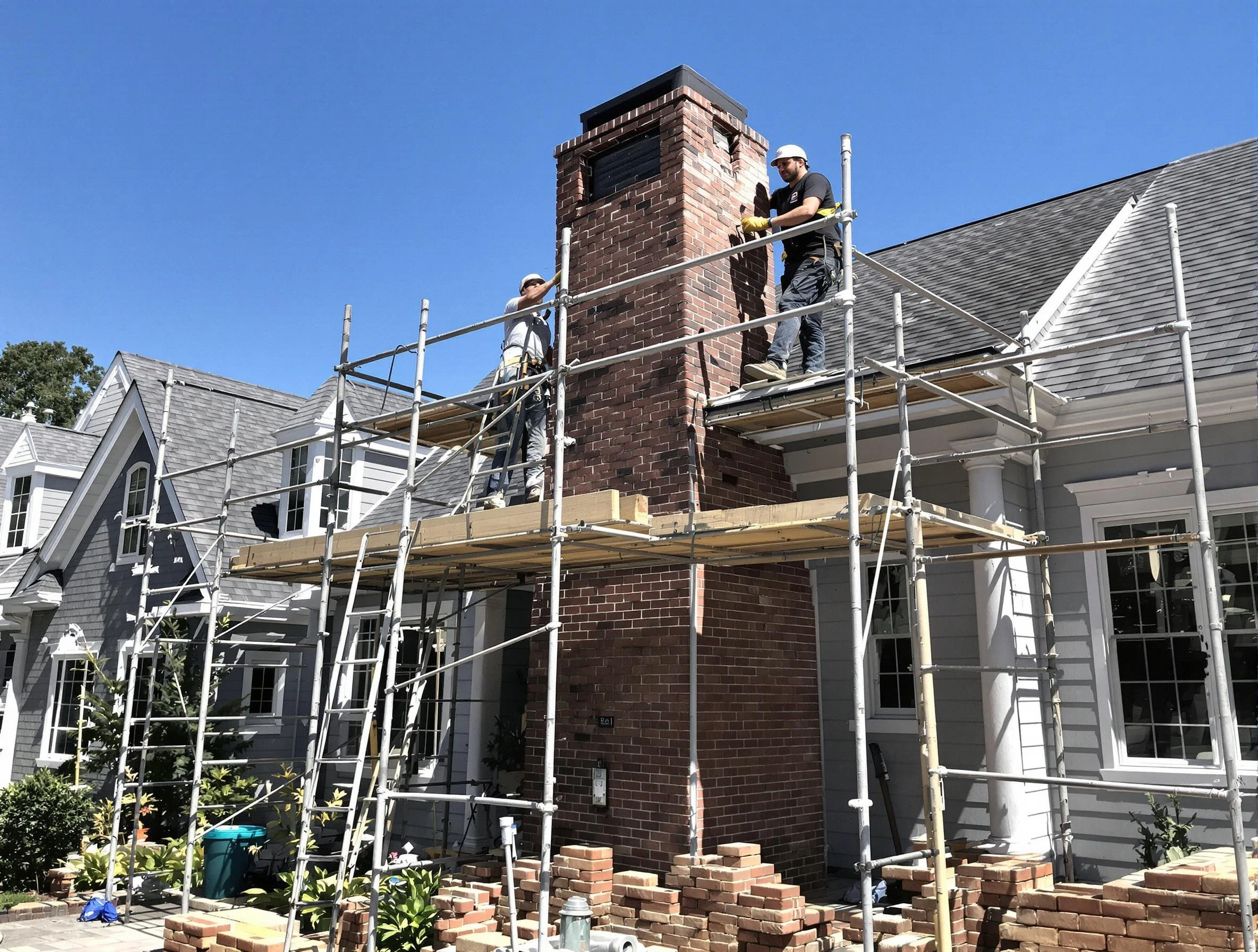 Chimney Rebuilding in Forest Hills