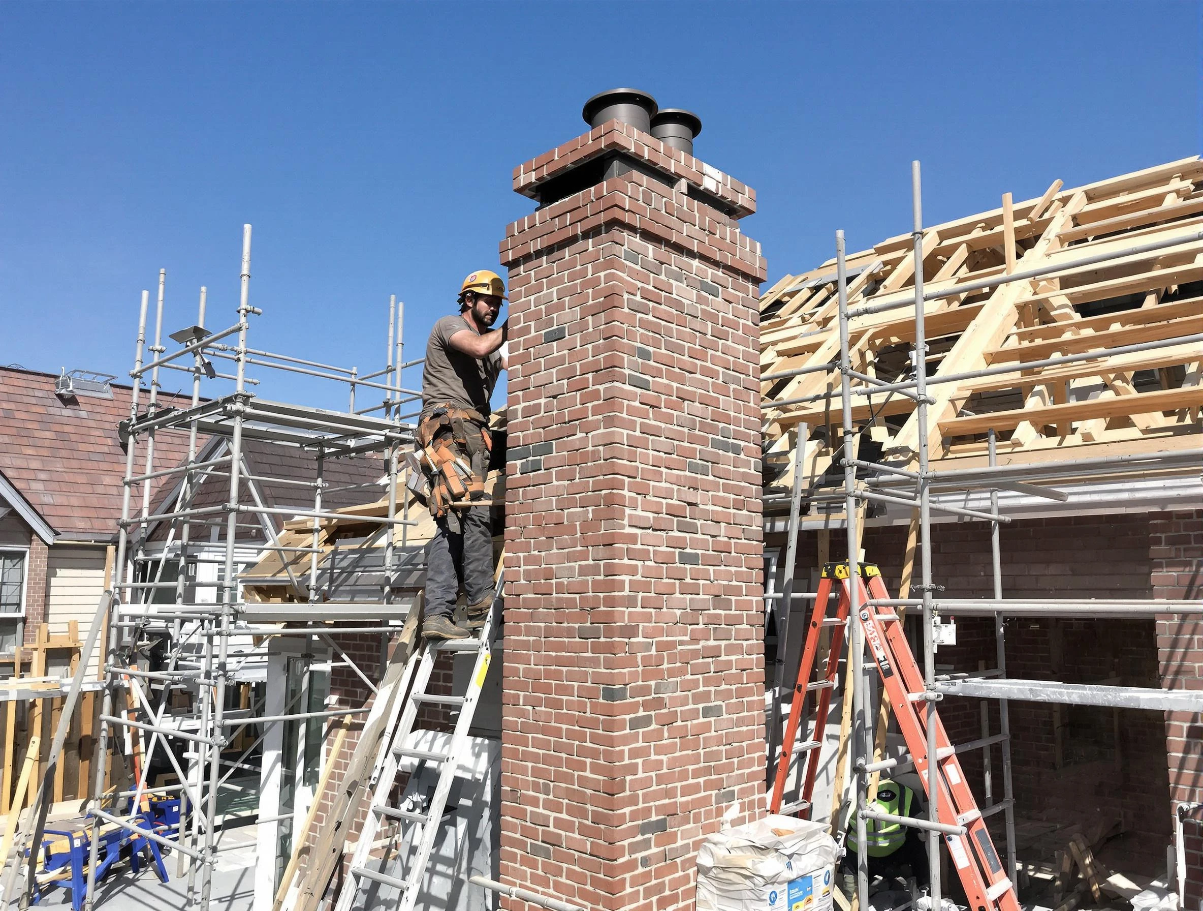 New chimney installation completed by Forest Hills Chimney Sweep in Forest Hills, TN