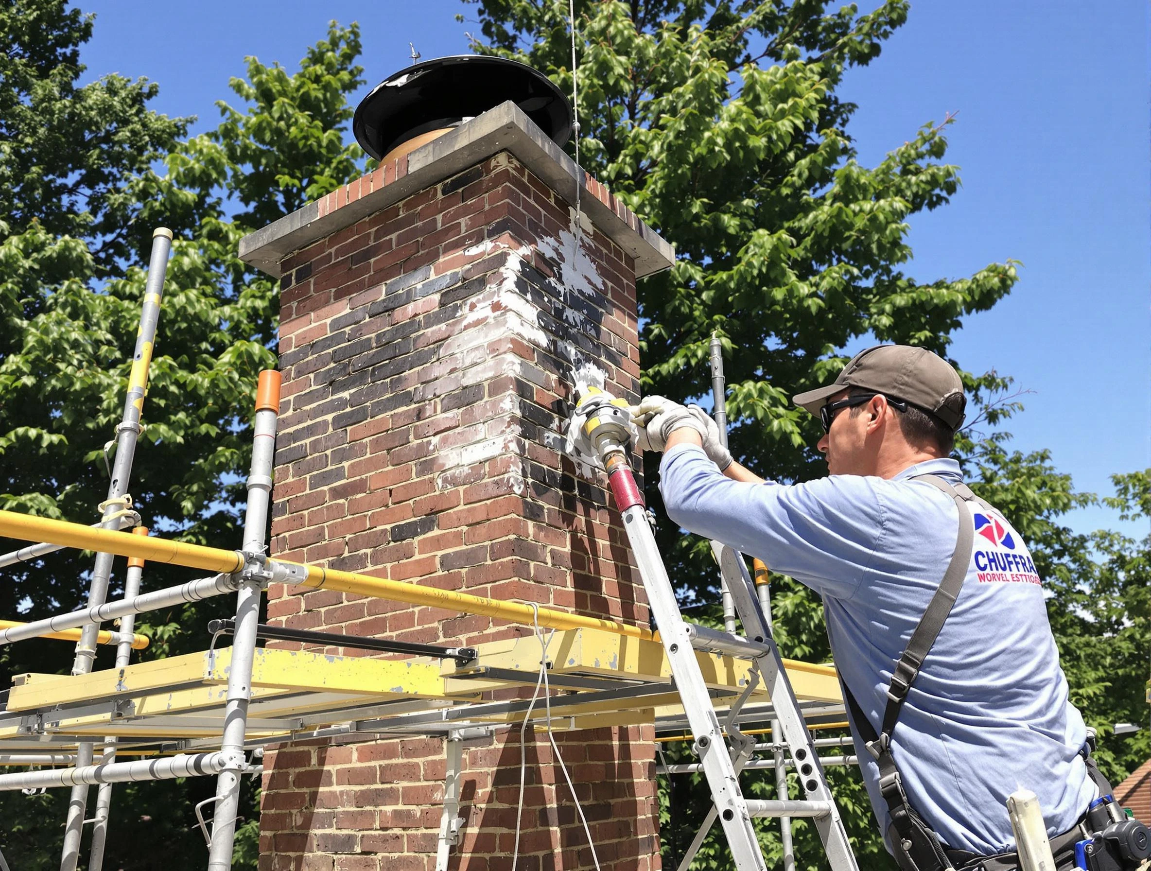 Structural chimney repair by Forest Hills Chimney Sweep in Forest Hills, TN