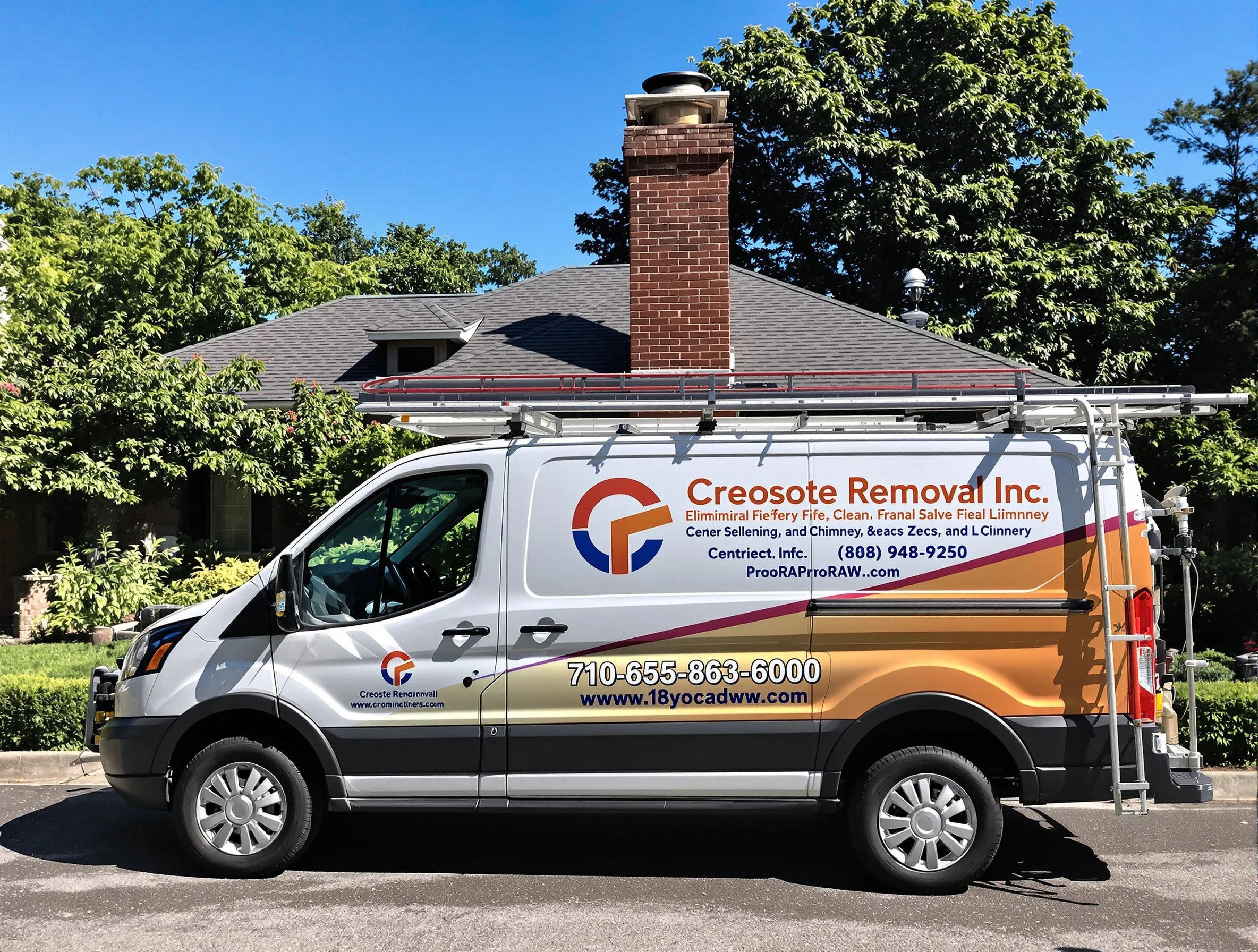 Forest Hills Chimney Sweep technician removing creosote safely in Forest Hills, TN
